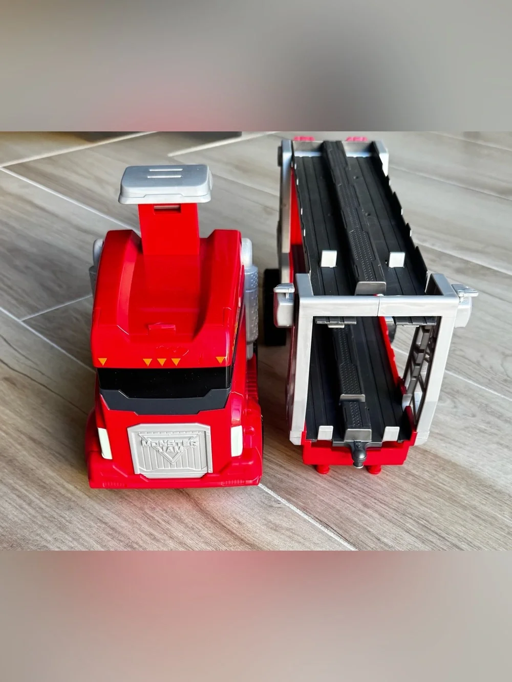 Monster Jam Launch & Go Hauler PlaySet - Gently Used